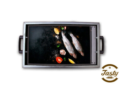 Parrilla  Eléctrica Plancha Bifera Lisa Con Pie/base Oferta - Imagen 5