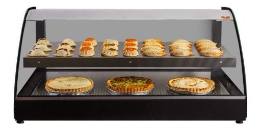 Exhibidor Mantenedor Warmer Comida Caliente 2 Niveles 120cm