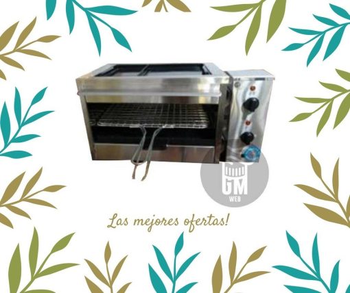Carlitero Eléctrico Plancha Hamburguesera Anion Acero Inox - Imagen 7