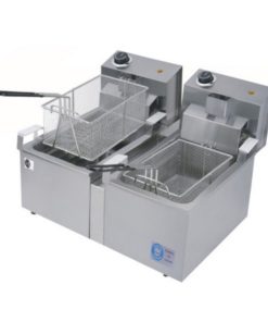 Freidora Electrica Doble 8 Litros Con Canasto Anion
