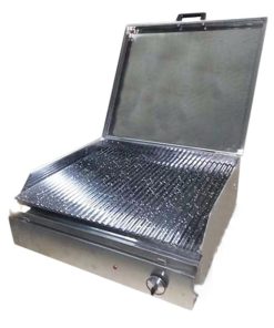 Parrilla Portátil Eléctrica Sobremesada Balcon 60x50 - Tapa