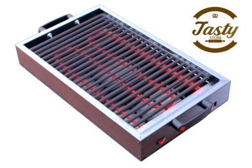 Parrilla  Eléctrica Plancha Bifera Lisa Con Pie/base Oferta - Imagen 4
