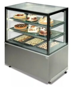 Exhibidor Mantenedor Tortas Comidas Frías Refrigerado 90 Cm