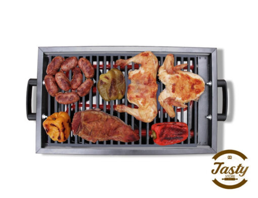 Parrilla  Eléctrica Plancha Bifera Lisa Con Pie/base Oferta - Imagen 3