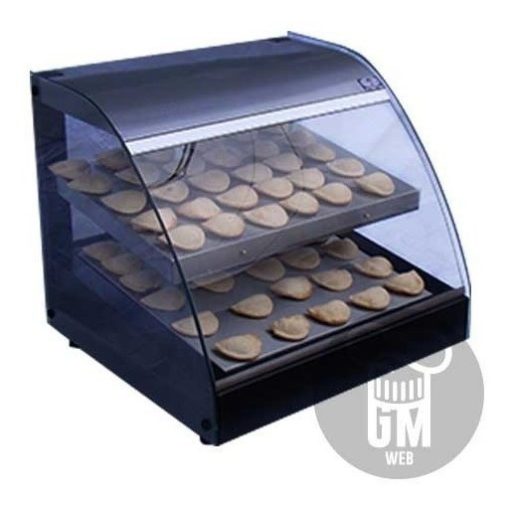 Exhibidor Mantenedor Warmer Comida Caliente 2 Niveles 70 Cm - Imagen 7