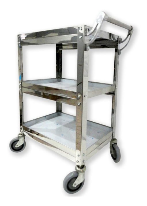 Carro De Servicio Gastronómico Roa Estantes Acero 80 X 40 - Imagen 25