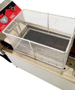 Freidora Eléctrica Yac 8 Litros Acero Aceite Super Oferta!!