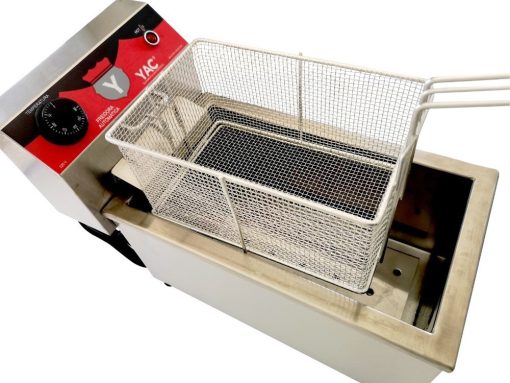Freidora Eléctrica Yac 8 Litros Acero Aceite Super Oferta!!