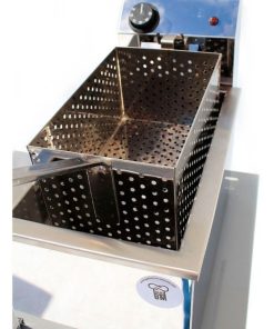 Freidora Eléctrica 8 A 10 Litros Con Canasto Acero Lourdes