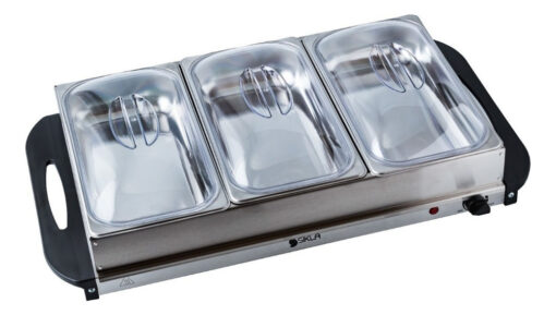 Bufetera Sikla Bw-300-3 Triple Mantenedor De Comida Caliente 2,5 L - Imagen 5