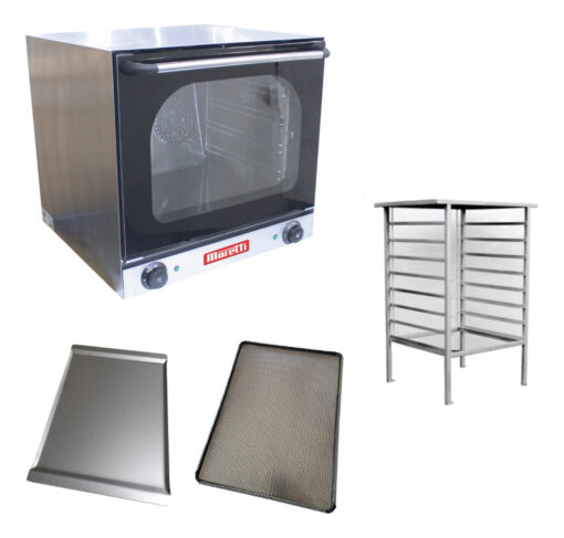 Horno Convector Moretti Deli C/6 Bandejas 2 Perforada Y Base