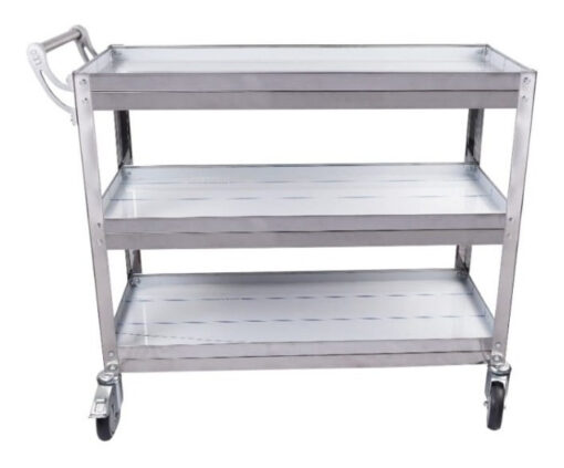 Carro De Servicio Gastronómico Roa Estantes Acero 90 X 40