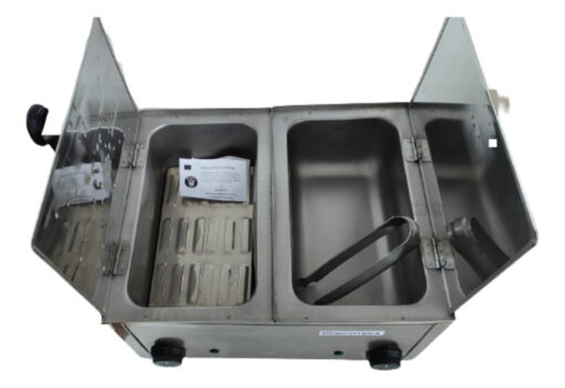Panchera Eléctrica Doble 24 Super Panchos Con Calienta Pan - Imagen 3