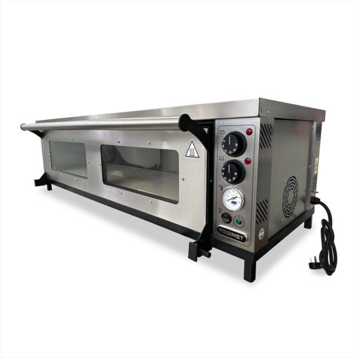 Horno Pizzero De Piso Refractario C/3 Moldes Venecia Resinet Gris - Imagen 3