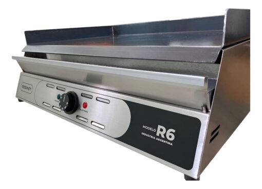 Plancha Lisa Eléctrica Hamburguesa Grande 75x45 Resinet Plateado
