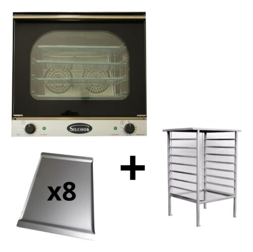 Horno Convector Silcook Humidificador 8 Bandejas 44x32 Base - Imagen 3