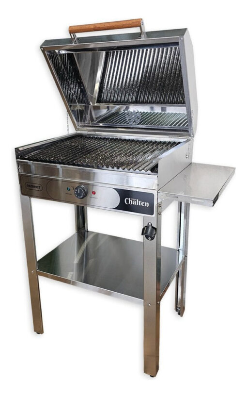 Parrilla Eléctrica Chalten Estante + Ahumado + Funda Resinet - Imagen 3