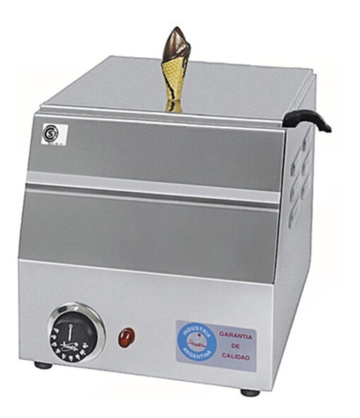 Bañadora Chocolate De Acero Inox Boca Chica - Anion - Imagen 5