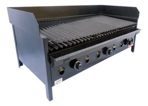 Parrilla A Gas Natural Envasado 100 X 60 Ahumador De Regalo