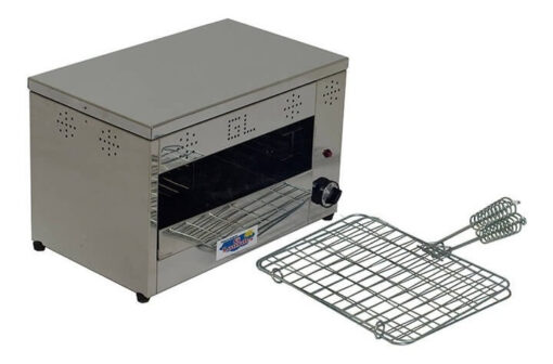 Tostadora Carlitera Eléctrica Acero Inox Lourdes Resistencia Plateado