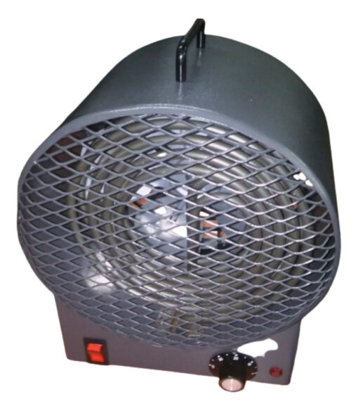 Caloventor Electrico Industrial Con Termostato 4000w 220v Gris - Imagen 3