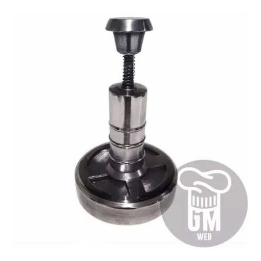 Hamburguesera Manual De Golpe Molde 12 Cm Aluminio Pulido - Imagen 4