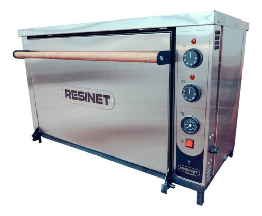 Horno Pizzero Eléctrico 8 Moldes Resinet Gratinador + Base - Imagen 6