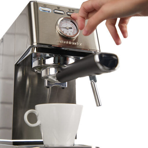 Cafetera Expresso Moderna Automática Espumador Turboblender Plateado - Imagen 4