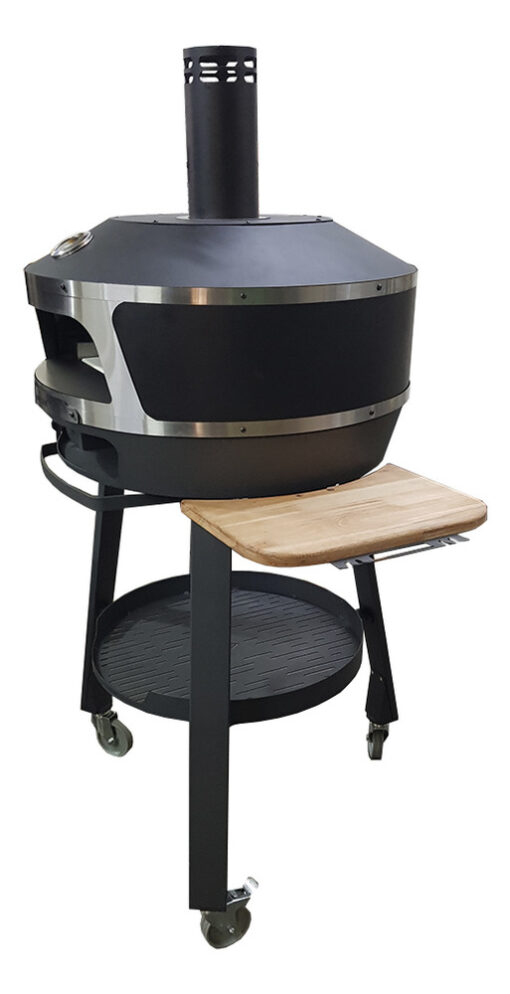 Horno Multifunción Pizzero Carne Dual Leña Carbón Y A Gas Negro - Imagen 4