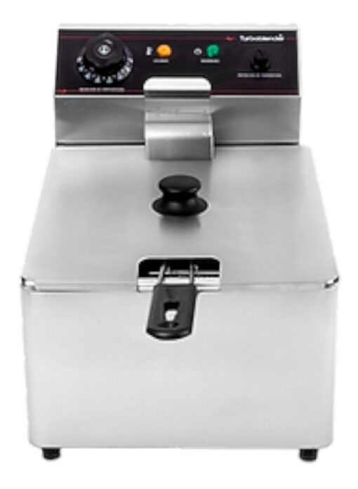 Freidora Eléctrica Comercial 6 Litros Turboblender Tb-fr6v1 Color Acero Inoxidable - Imagen 3