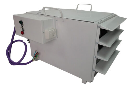 Caloventor Industrial Eléctrico 24000 Watts 400 Mts Cúbicos Blanco - Imagen 4