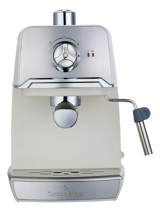 Cafetera Express Clasica Turboblender Con Espumador Color Plateado - Imagen 3