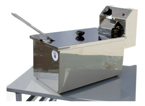 Freidora Industrial Lourdes Simple 8l Plata - Imagen 4