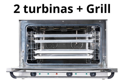 Horno Convector Eléctrico Tb 4 Bandejas 60x40 Humidificador - Imagen 3