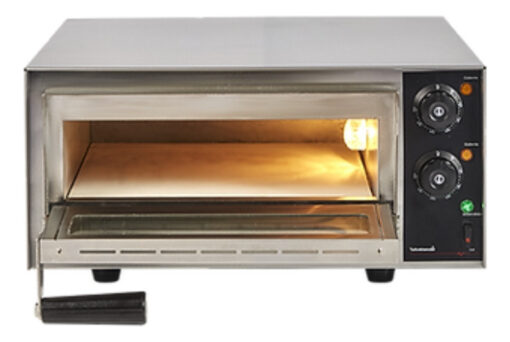 Horno Pizzero Eléctrico Compacto 1 Piso Piedra Turboblender  Plateado - Imagen 3