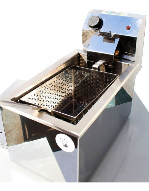 Freidora Industrial Lourdes Simple 8l Plata - Imagen 7