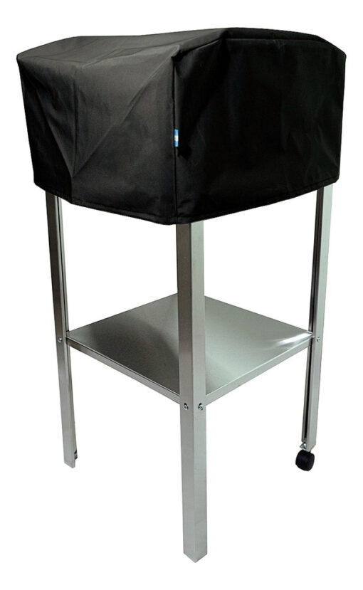Parrilla Eléctrica Esquel 40x40 Acero + Base Balcón + Funda  Gris - Imagen 8