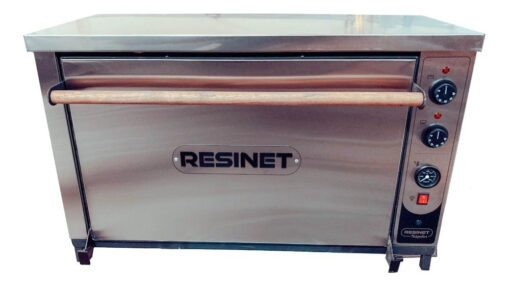 Horno Pizzero Eléctrico 8 Moldes Resinet Gratinador + Base - Imagen 4