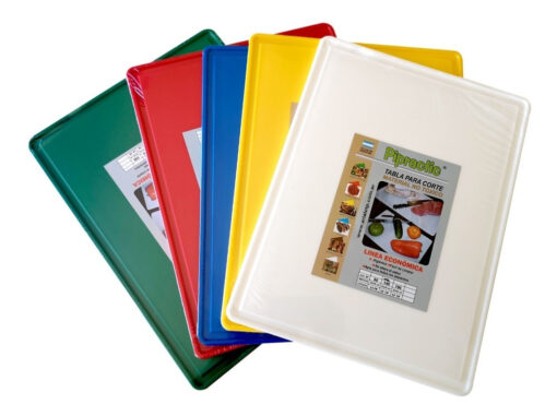 Pack 3 Tablas Para Picar - Tabla Corte 35x50 Colores Varios  Rectangular