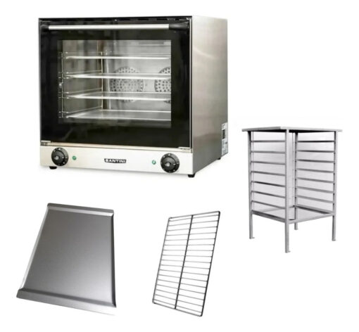 Horno Convector Santini Mc600 C/6 Latas + 2 Rejillas + Base