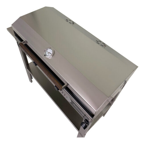 Parrilla Eléctrica Aconcagua 95x45 Tapa Base Funda Resinet Color Plateado - Imagen 4