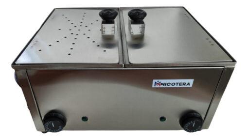 Panchera Eléctrica Doble 24 Super Panchos Con Calienta Pan - Imagen 5
