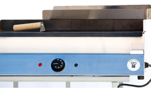 Plancha Lisa Eléctrica Hamburguesa Grande 75x45 Resinet Plateado - Imagen 5