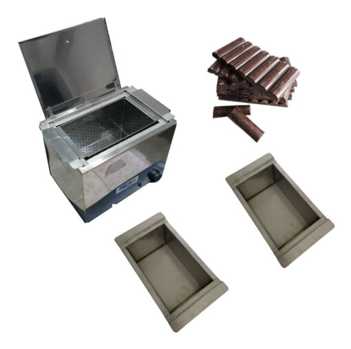 Templadora Bañadora Chocolate 6lts Electrica C/ 2 Bachas