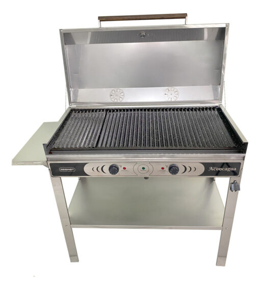 Parrilla Eléctrica Aconcagua 95x45 Tapa Base Funda Resinet  Plateado - Imagen 4