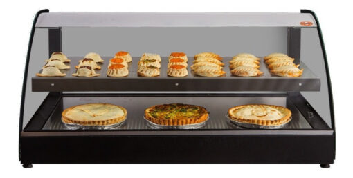 Exhibidor Mantenedor Warmer Comida Caliente 2 Niveles 70 Cm