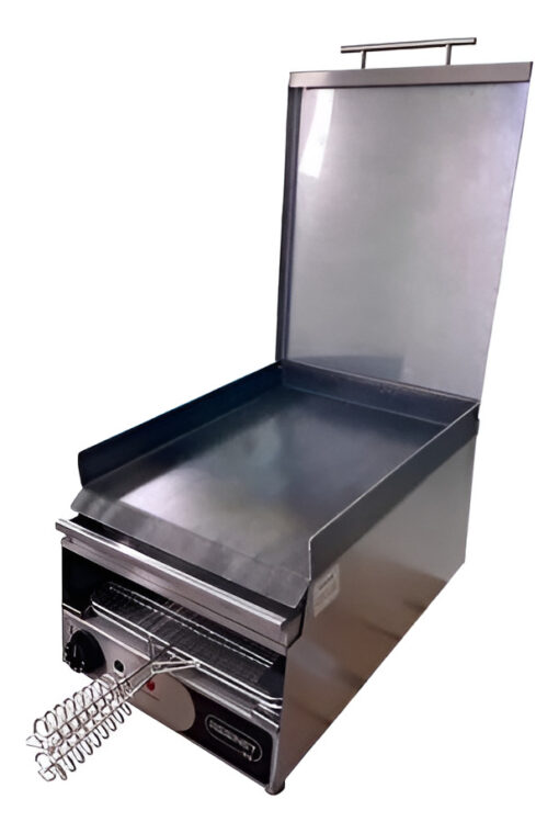 Plancha Hamburguesera Eléctrica C/tostador Carlitero Resinet Gris