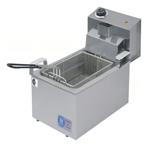 Freidora Electrica Industrial Canasto Simple 8lt Acero Anion Color Acero Inoxidable Frecuencia 50 Hz X 60 Hz