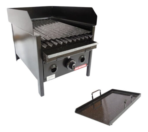 Parrilla A Gas 40x60 Natural Envasado Plancha Y Ahumador