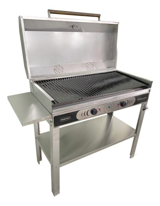 Parrilla Eléctrica Aconcagua 95x45 Tapa Base Funda Resinet Color Plateado - Imagen 6
